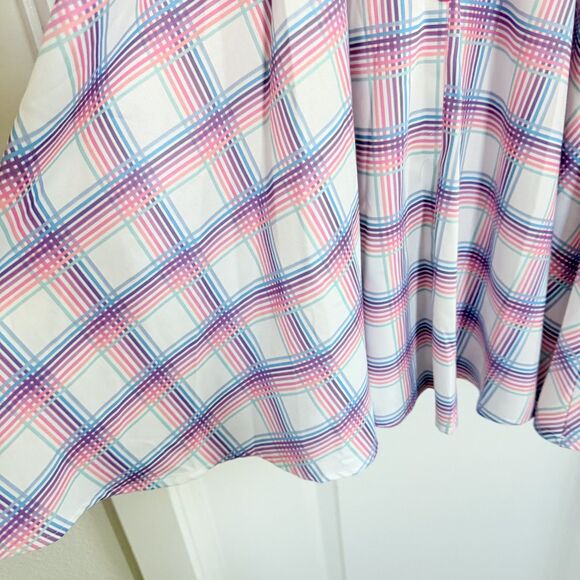 VOODOO VIXEN Vita Rainbow Tartan Fit & Flare Retro Dress XXL - Picture 13 of 15